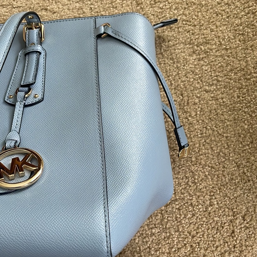 Michael Kors light blue purse - Picture 12 of 14